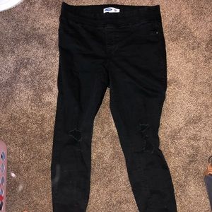 Black Old Navy Skinny Jeggings